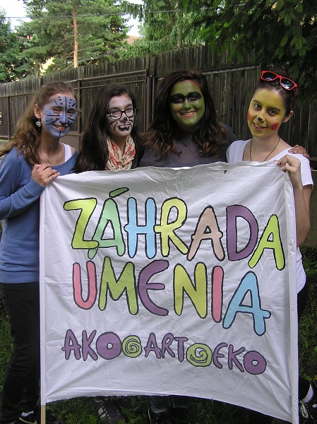 Otvorenie záhrady umenia - AkoArtEko