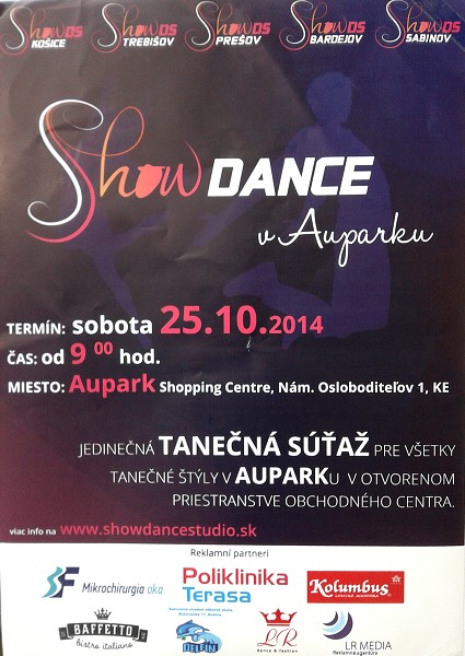 Aupark Košice - Tanečná súťaž
