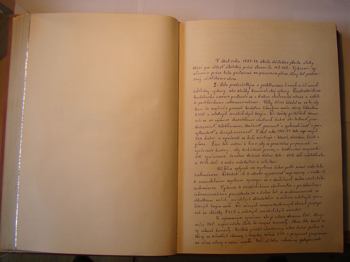 Kronika školy 1953-1989