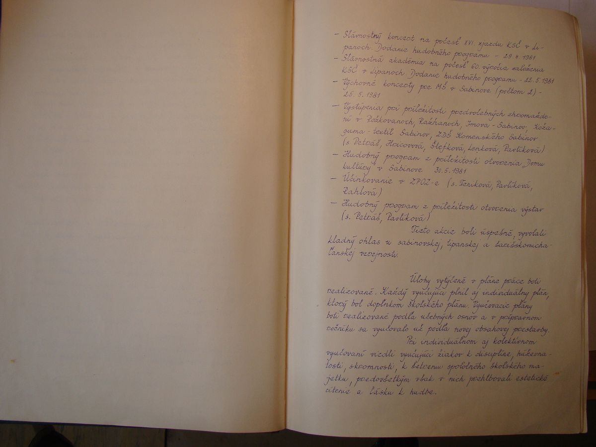 Kronika školy 1953-1989