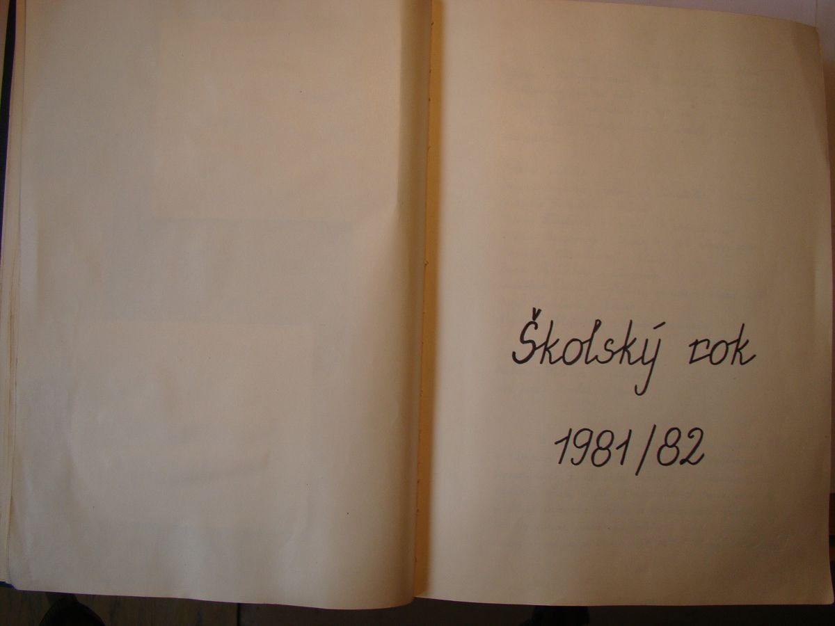 Kronika školy 1953-1989