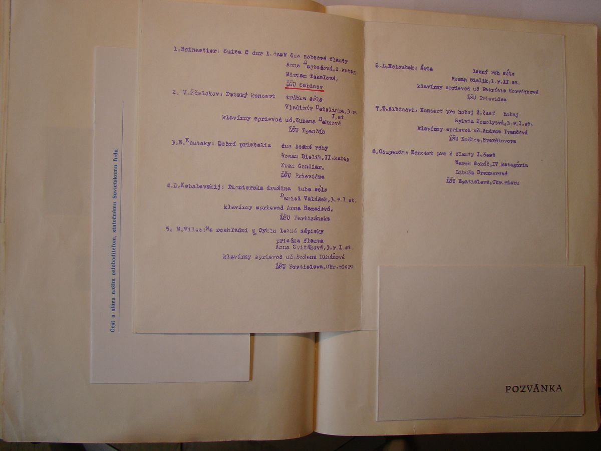 Kronika školy 1953-1989