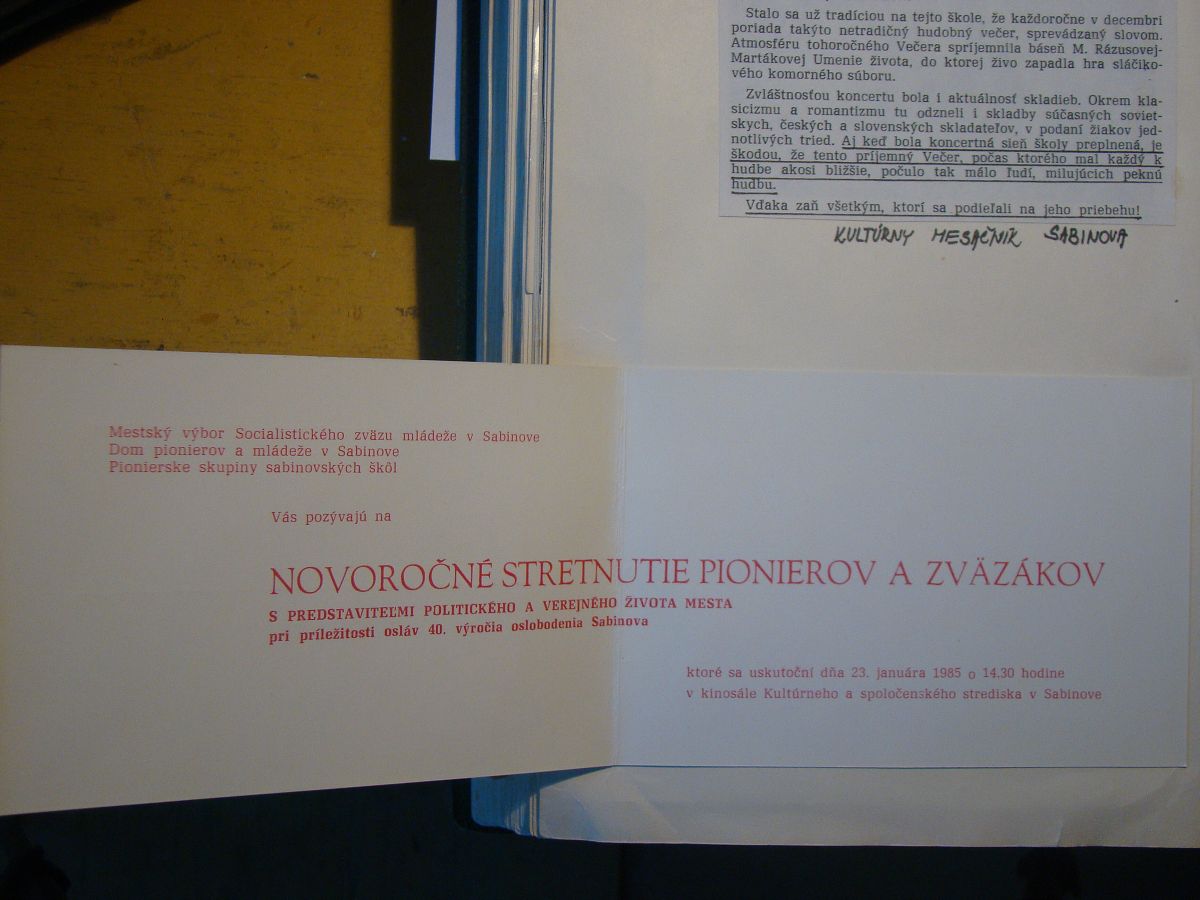 Kronika školy 1953-1989