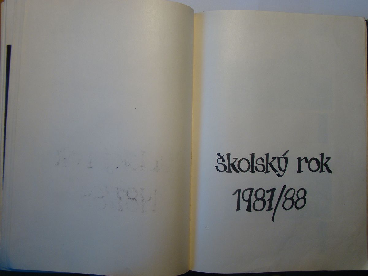 Kronika školy 1953-1989