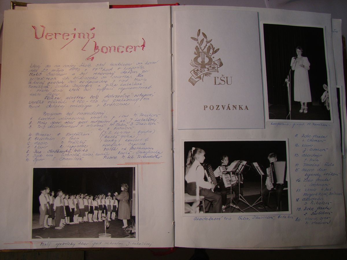 Kronika školy 1989-1995