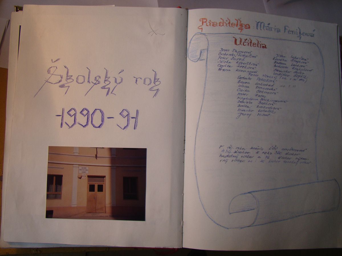 Kronika školy 1989-1995