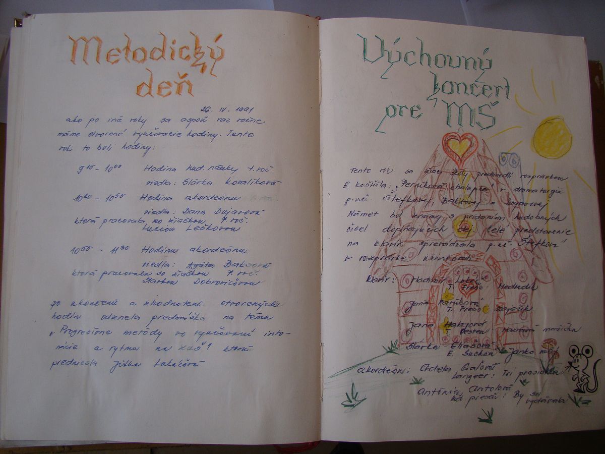Kronika školy 1989-1995