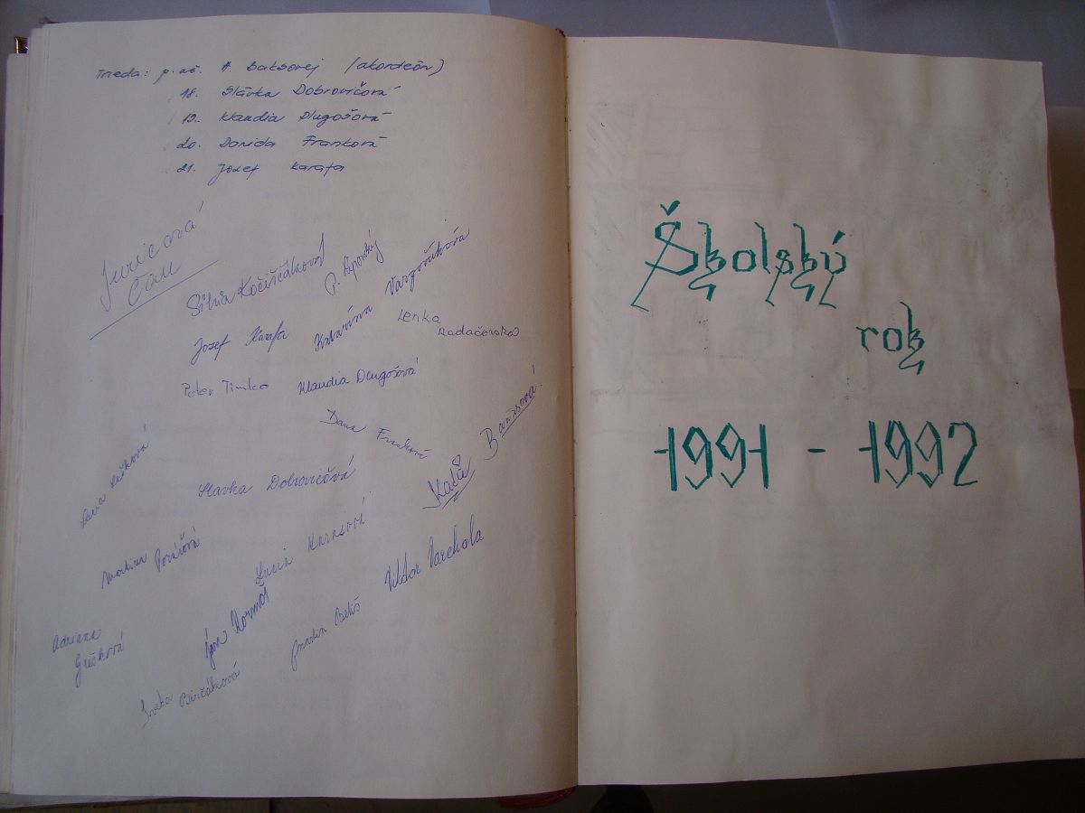 Kronika školy 1989-1995