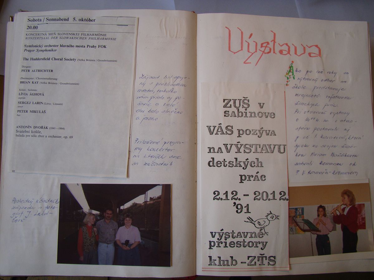 Kronika školy 1989-1995