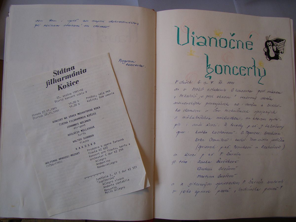 Kronika školy 1989-1995