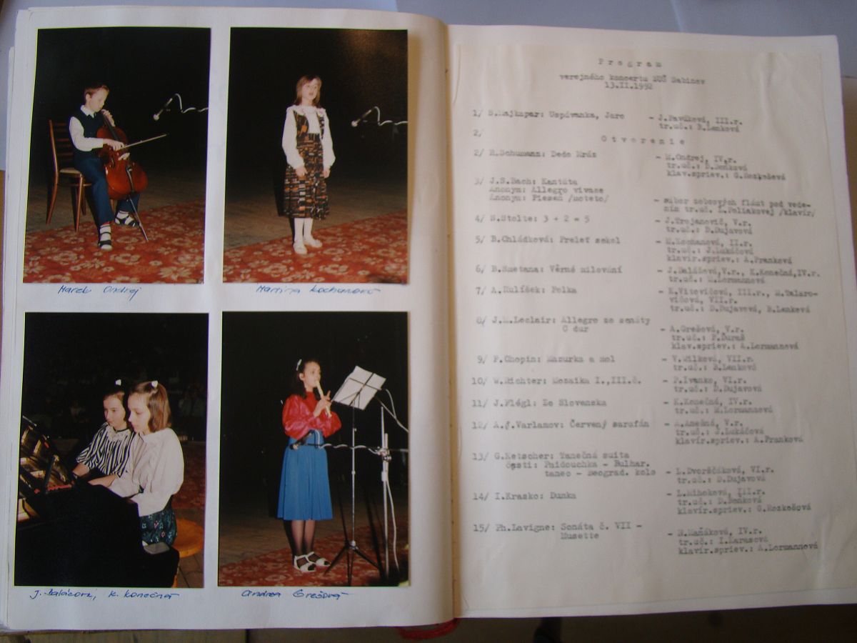 Kronika školy 1989-1995