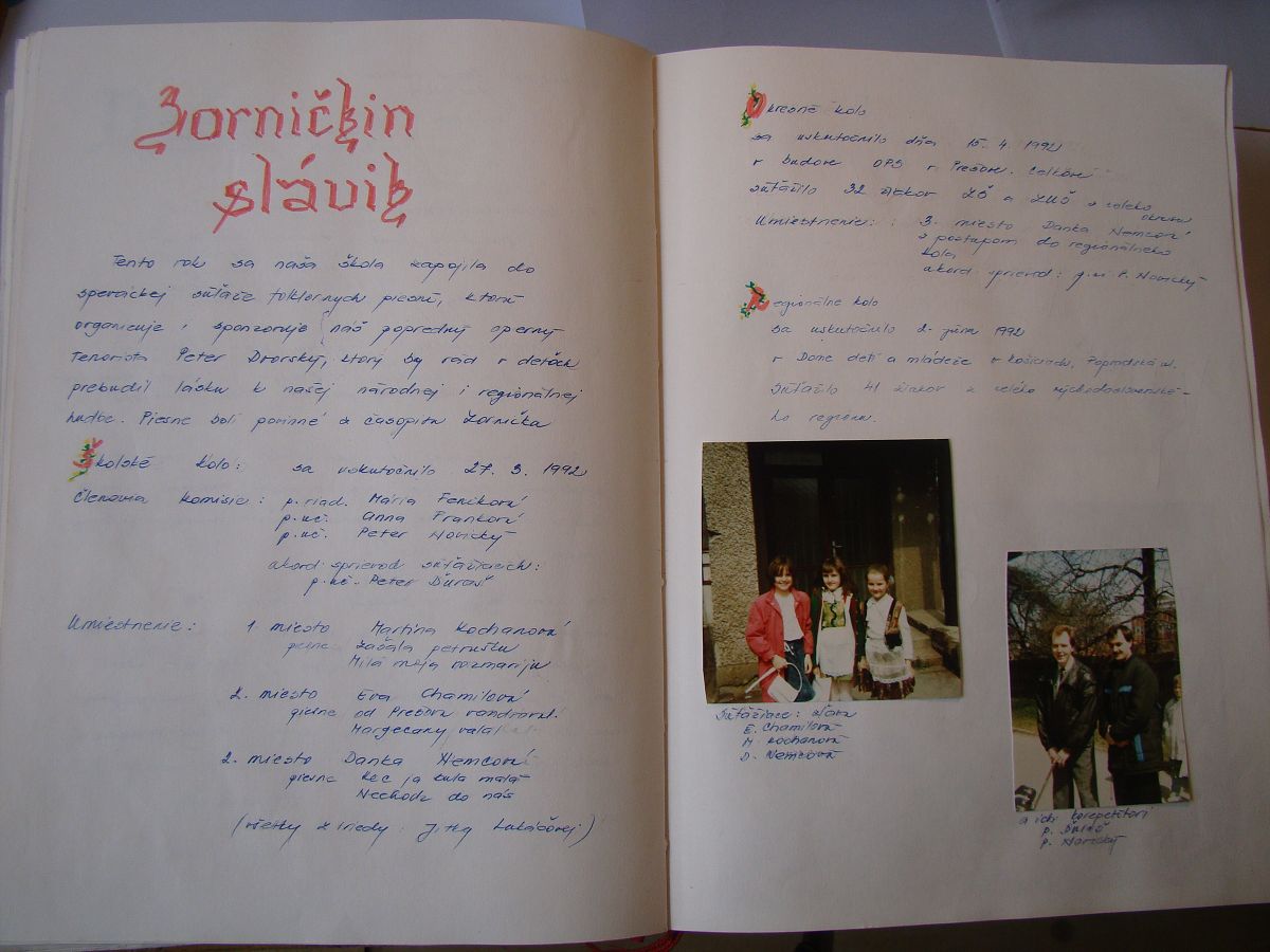 Kronika školy 1989-1995