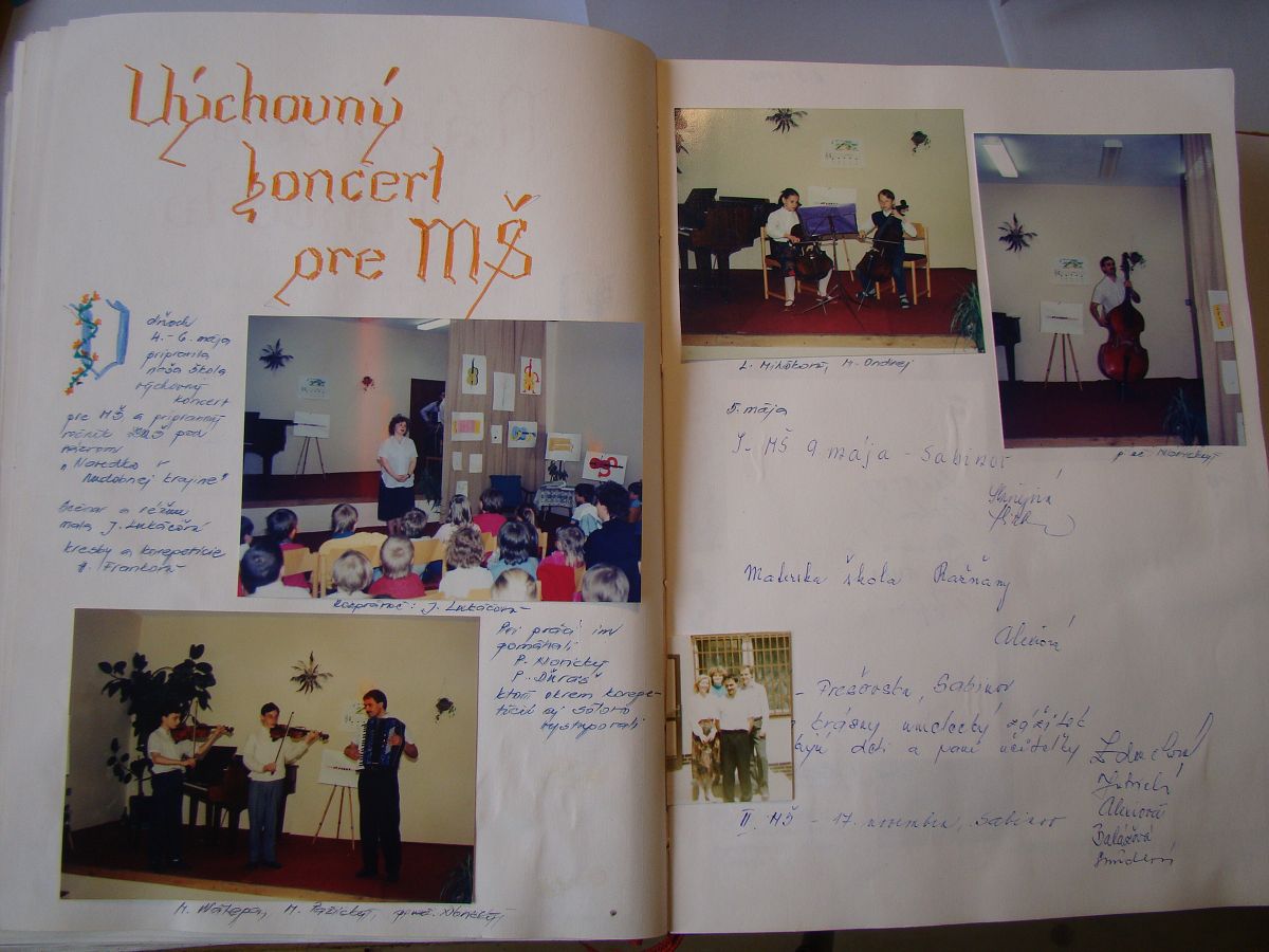 Kronika školy 1989-1995