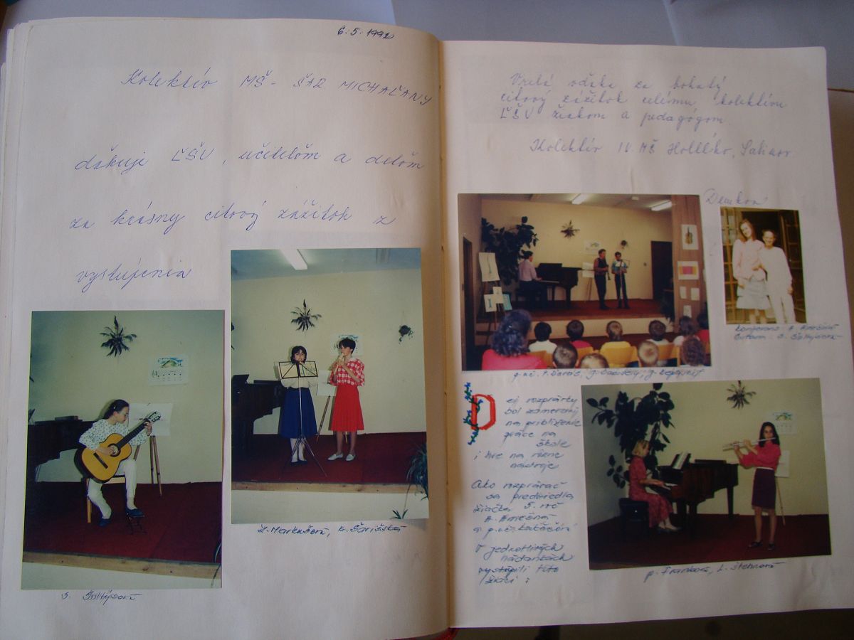Kronika školy 1989-1995