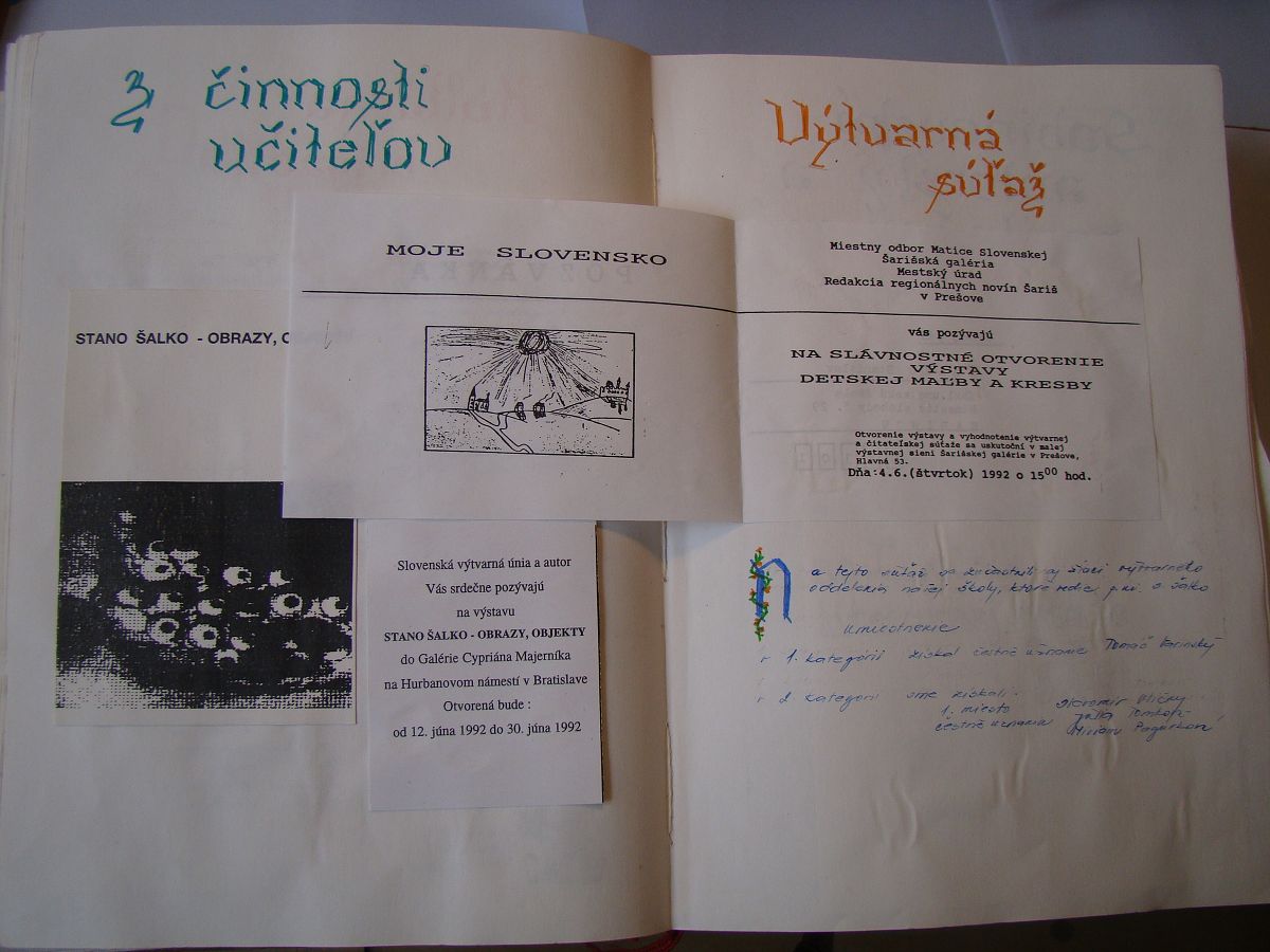Kronika školy 1989-1995