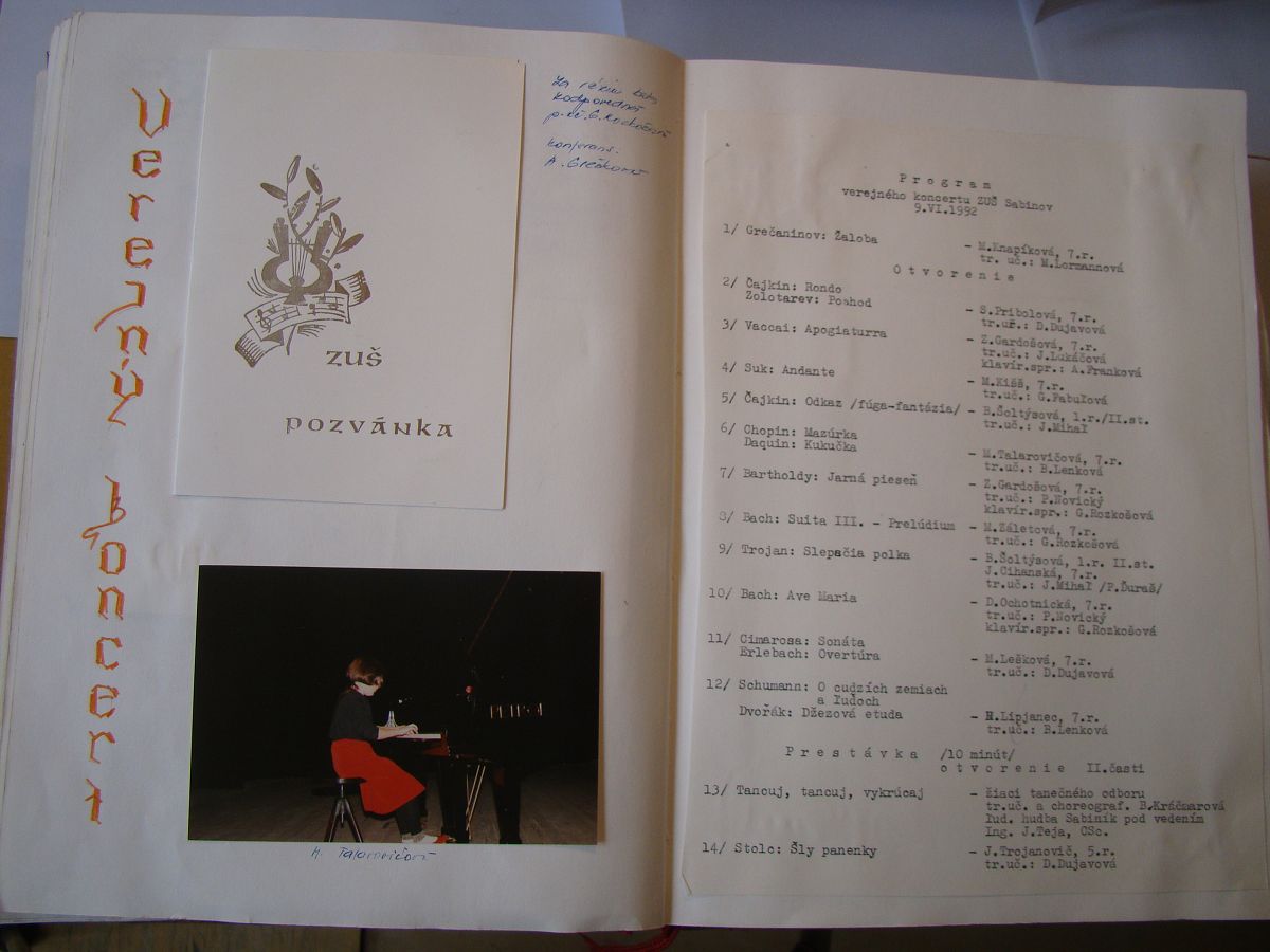 Kronika školy 1989-1995