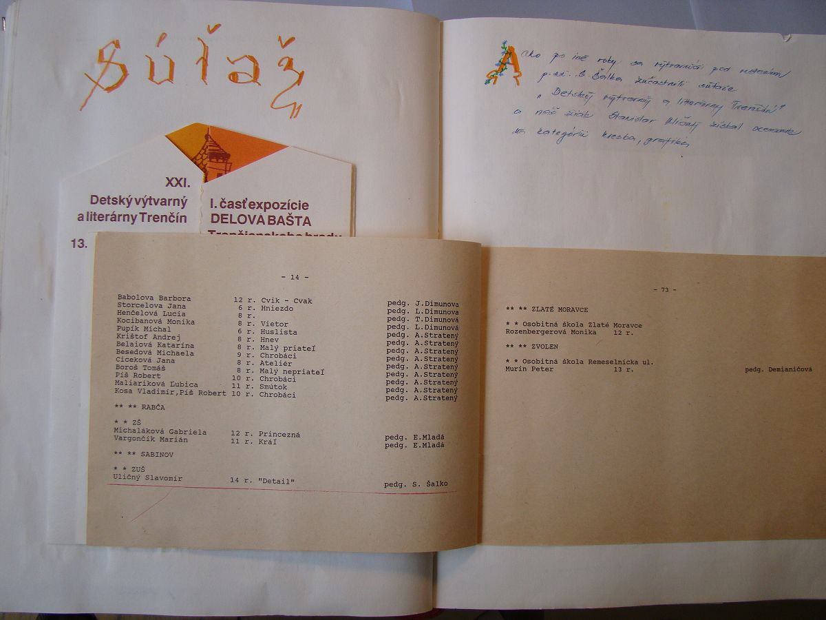Kronika školy 1989-1995
