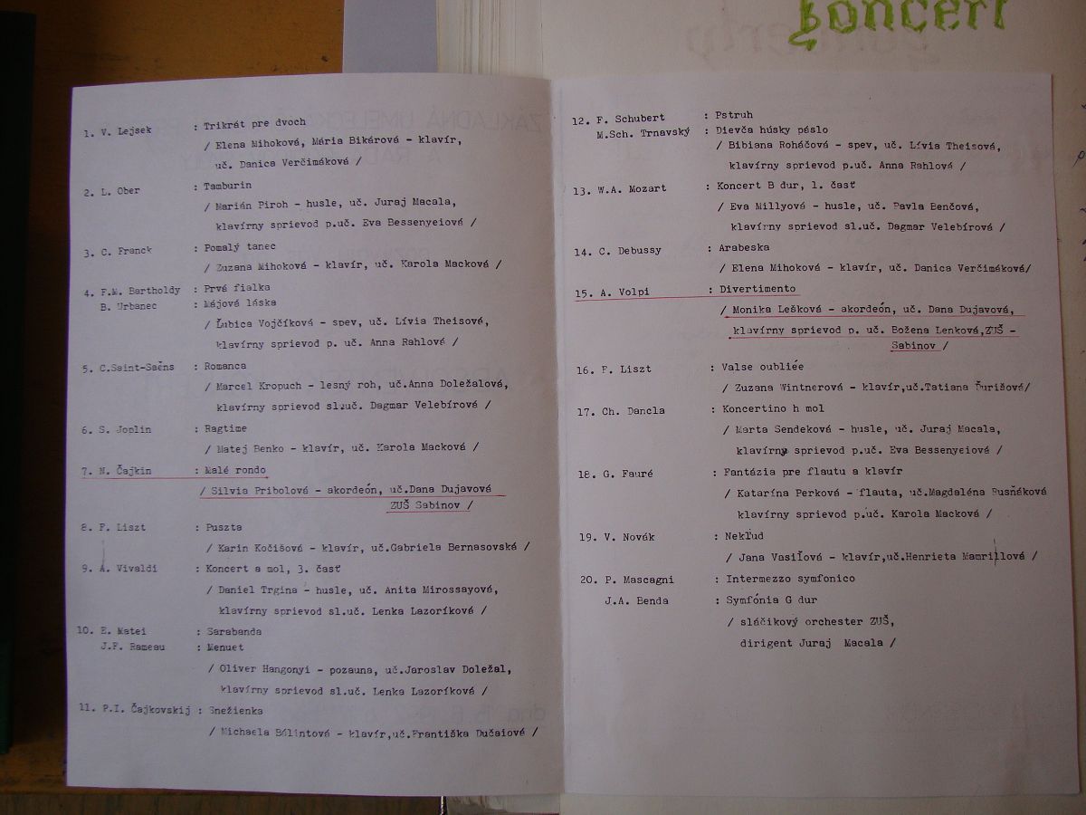 Kronika školy 1989-1995