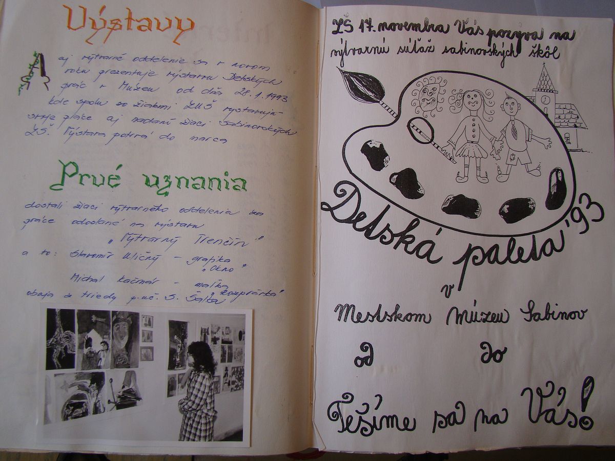 Kronika školy 1989-1995