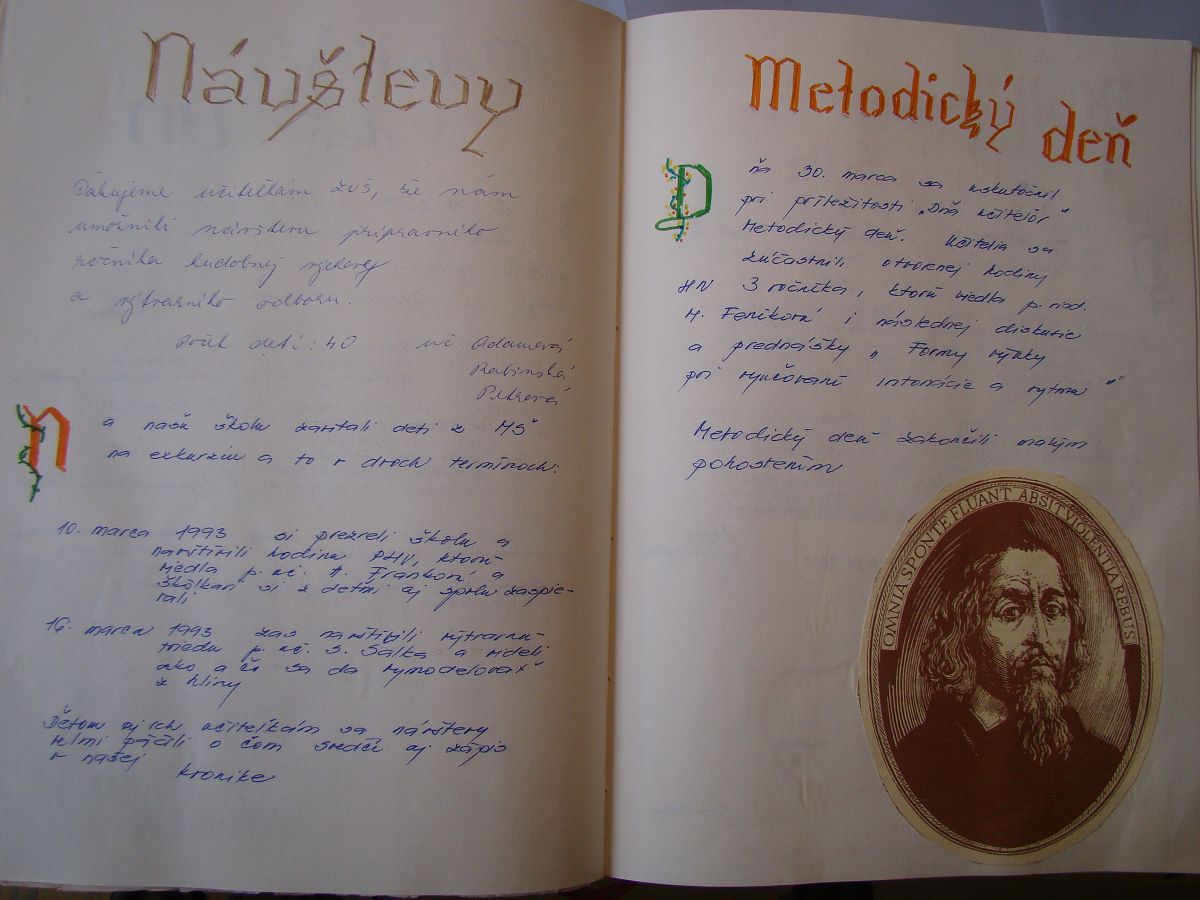 Kronika školy 1989-1995