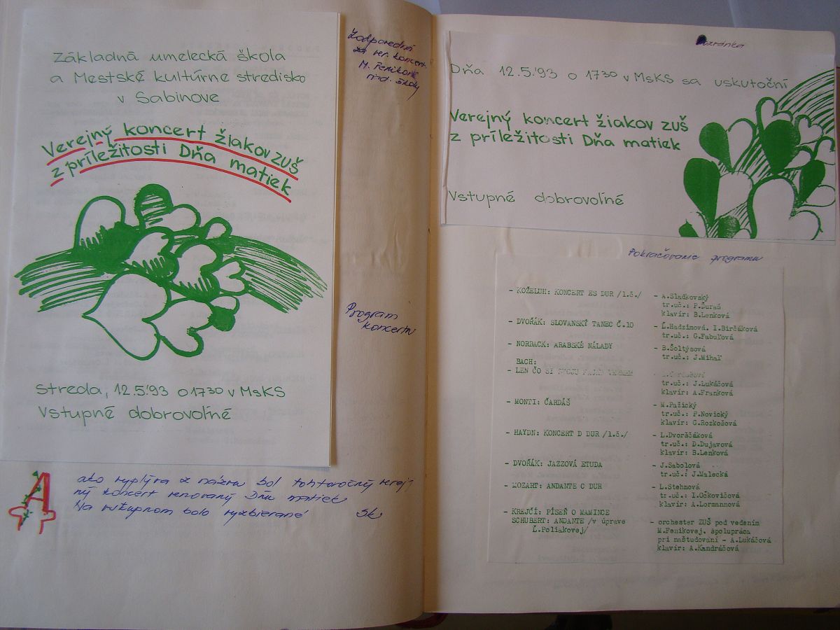 Kronika školy 1989-1995