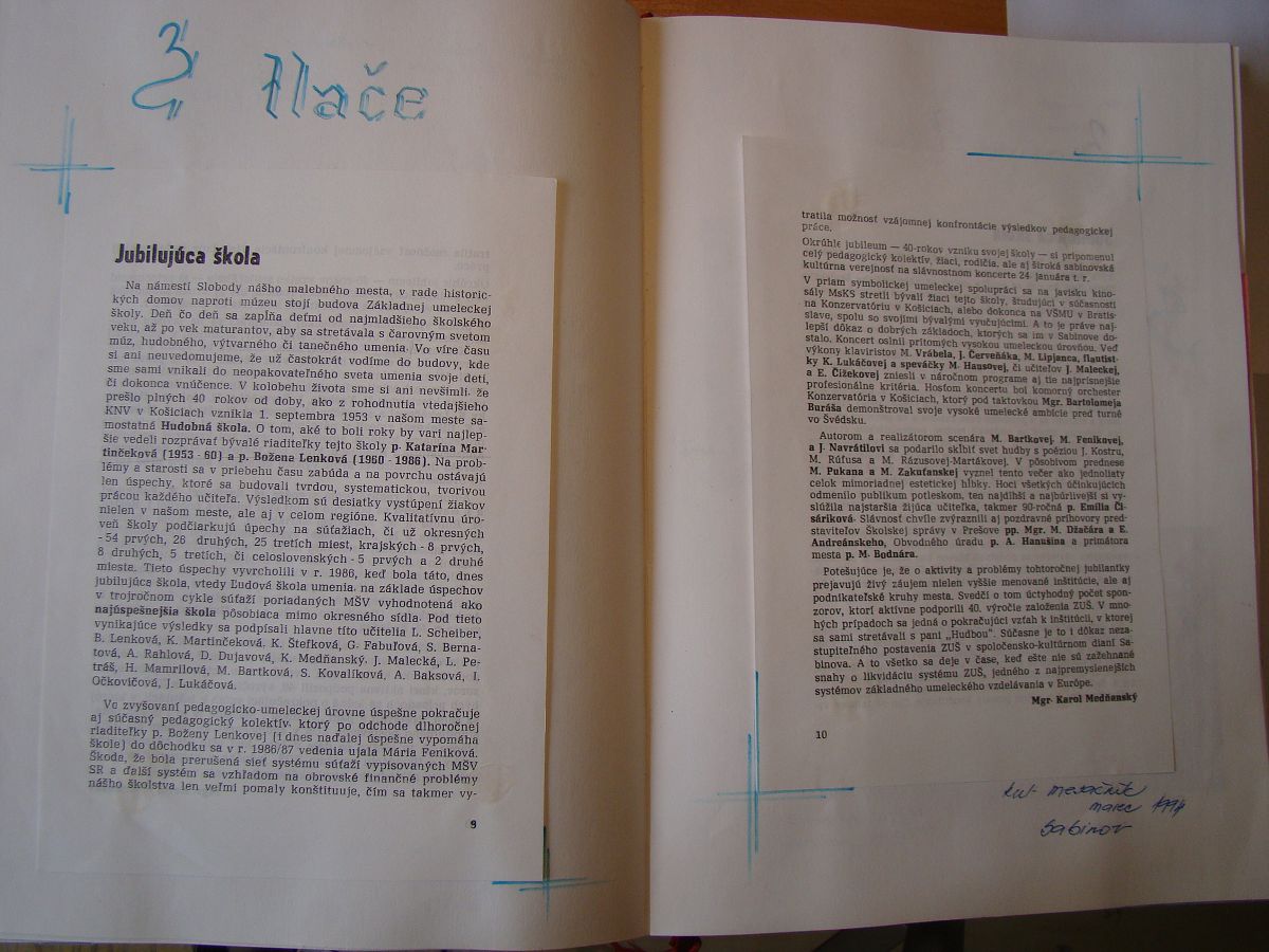 Kronika školy 1989-1995