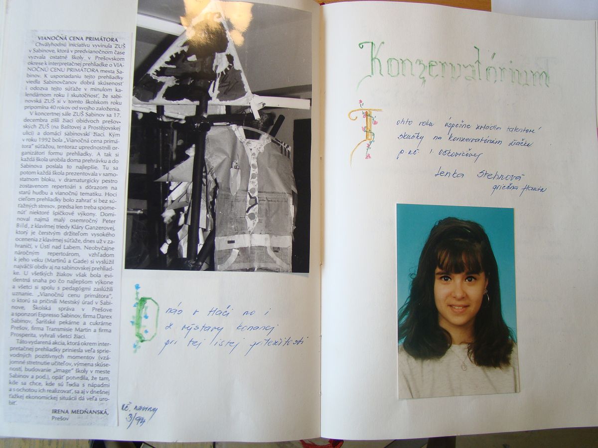 Kronika školy 1989-1995