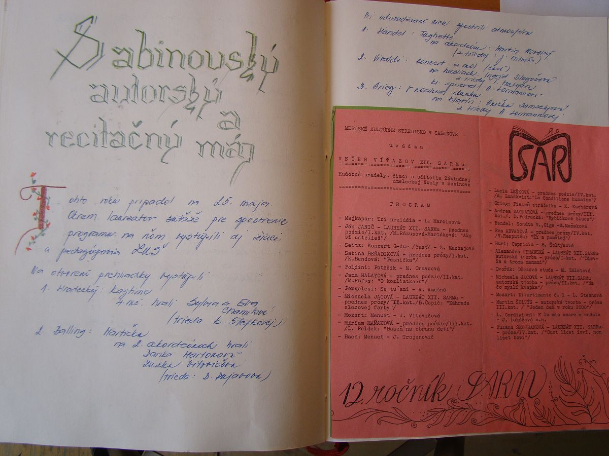Kronika školy 1989-1995