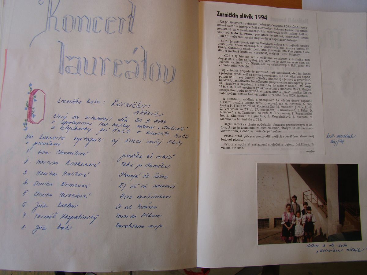 Kronika školy 1989-1995