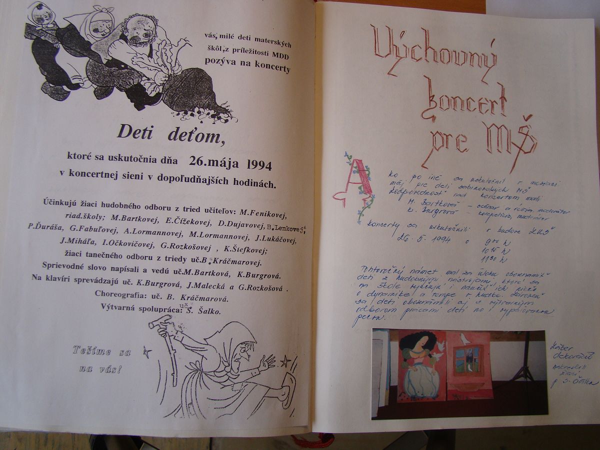 Kronika školy 1989-1995