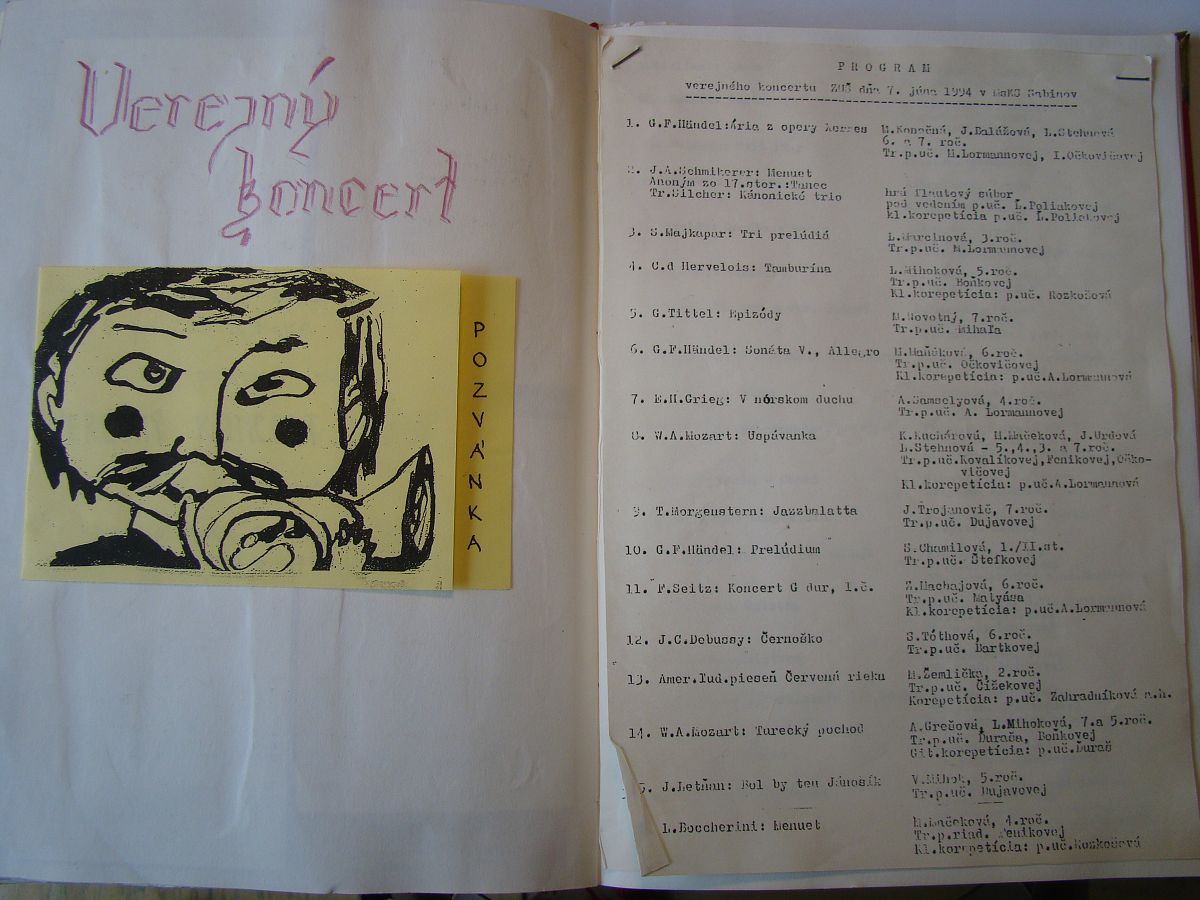 Kronika školy 1989-1995