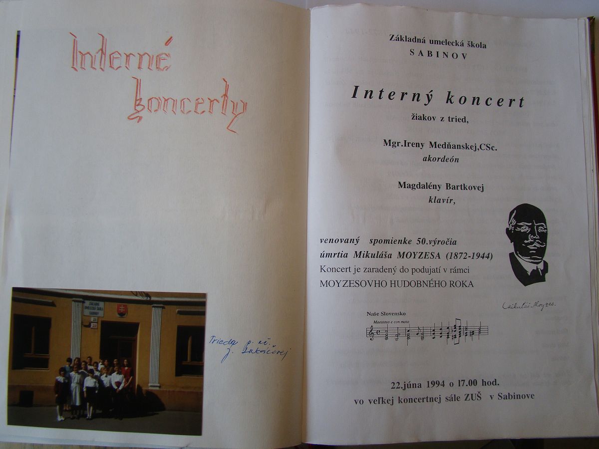 Kronika školy 1989-1995