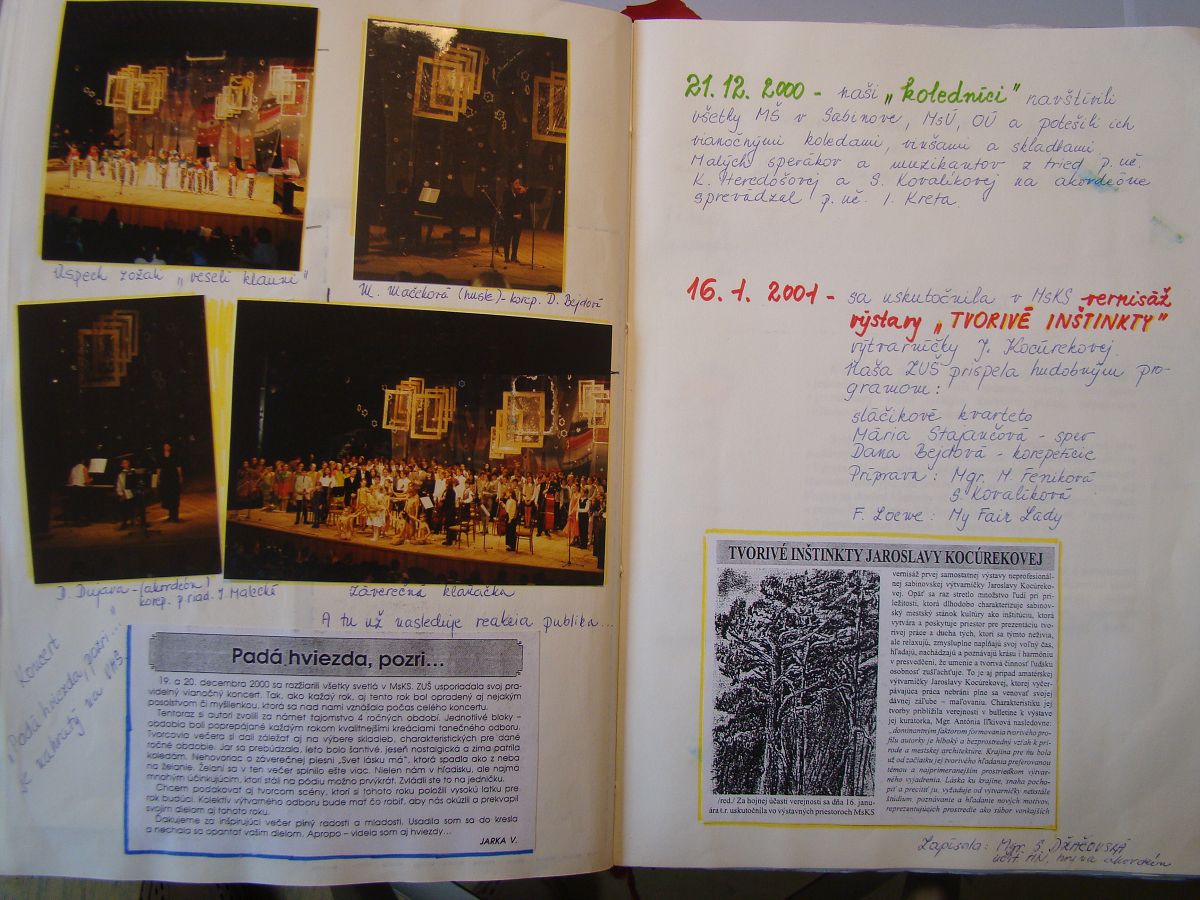 Kronika školy 1995-2001