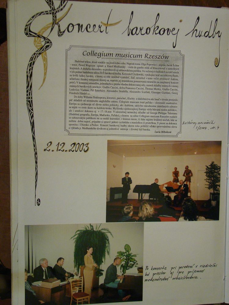 Kronika školy 2001-2008