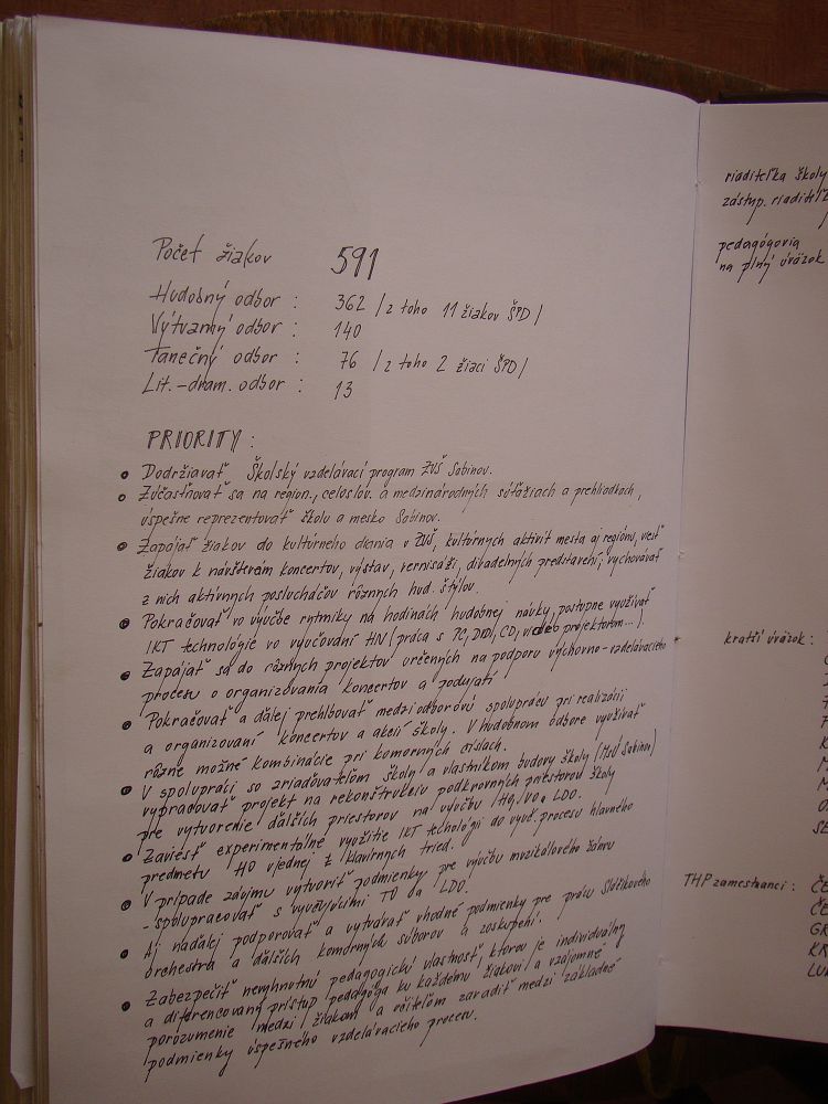 Kronika školy 2001-2008