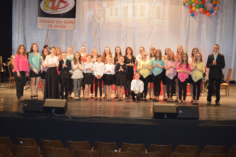 Spevácky zbor Goldky - 10.výročie vzniku - vých.koncert