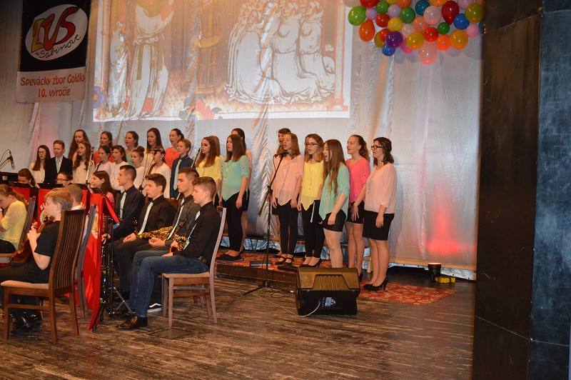 Spevácky zbor Goldky - 10.výročie vzniku - vých.koncert