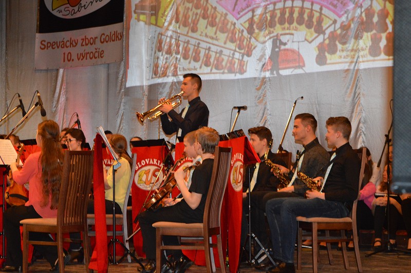 Spevácky zbor Goldky - 10.výročie vzniku - vých.koncert