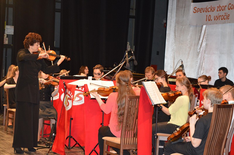 Spevácky zbor Goldky - 10.výročie vzniku - vých.koncert