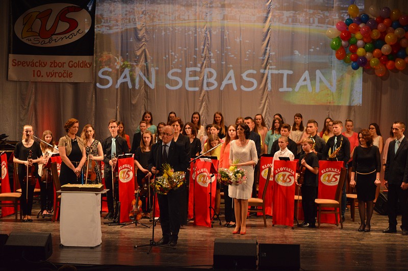 Spevácky zbor Goldky - 10.výročie vzniku - benef. koncert