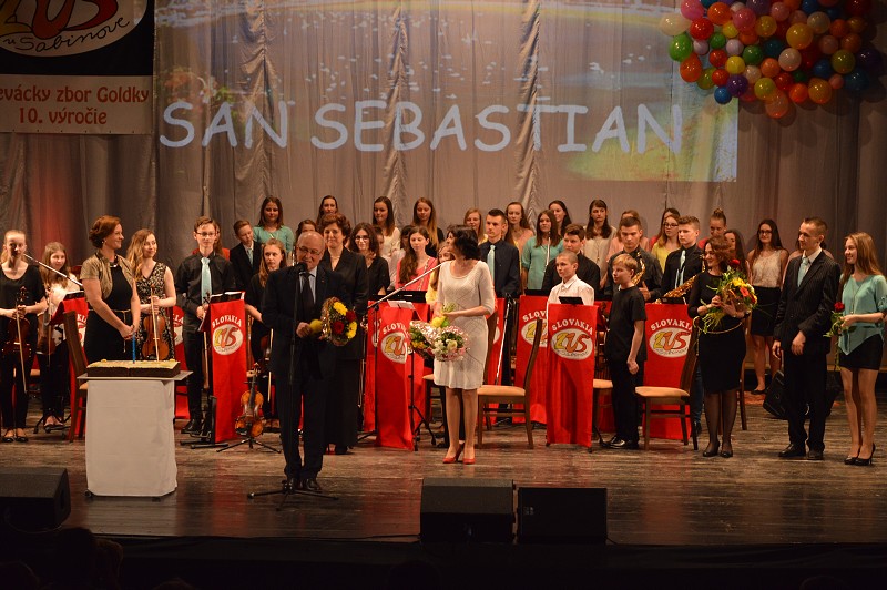 Spevácky zbor Goldky - 10.výročie vzniku - benef. koncert