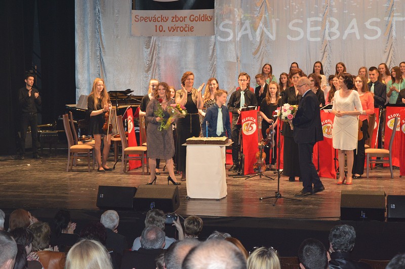 Spevácky zbor Goldky - 10.výročie vzniku - benef. koncert