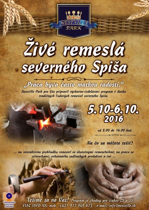 Nestville Park Hniezdne - Živé remeslá severného Spiša