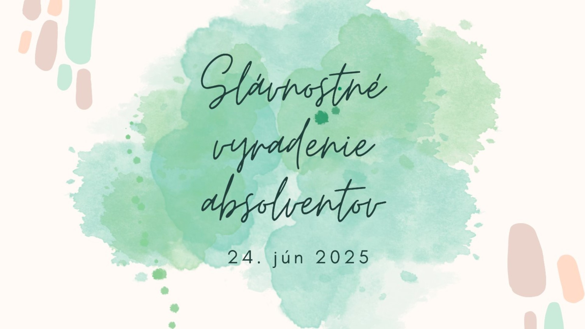 Slávnostné vyradenie absolventov 2024/25