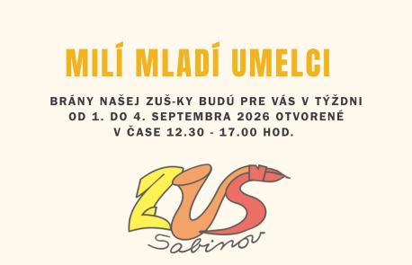 Začiatok šk. roka 2026/27