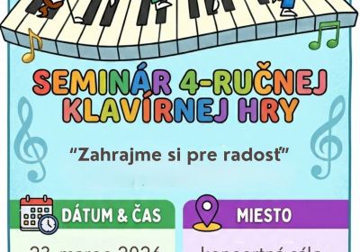 Seminár 4-ručnej klavírnej hry