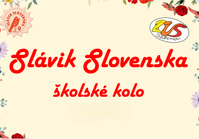 Slávik Slovenska 2026 - školské kolo